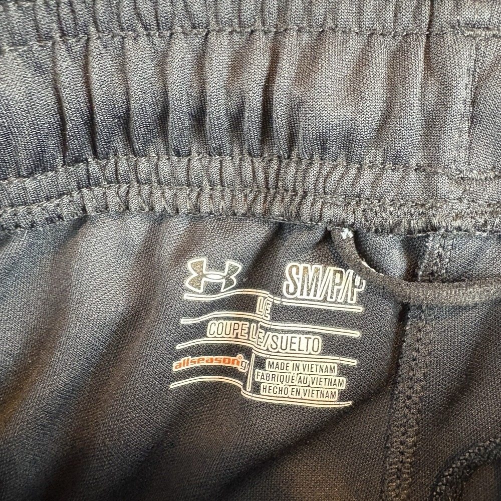 Under Armour Pants Mens S Black Athletic Sweatpants Track Jogger Fleece - Picture 3 of 10